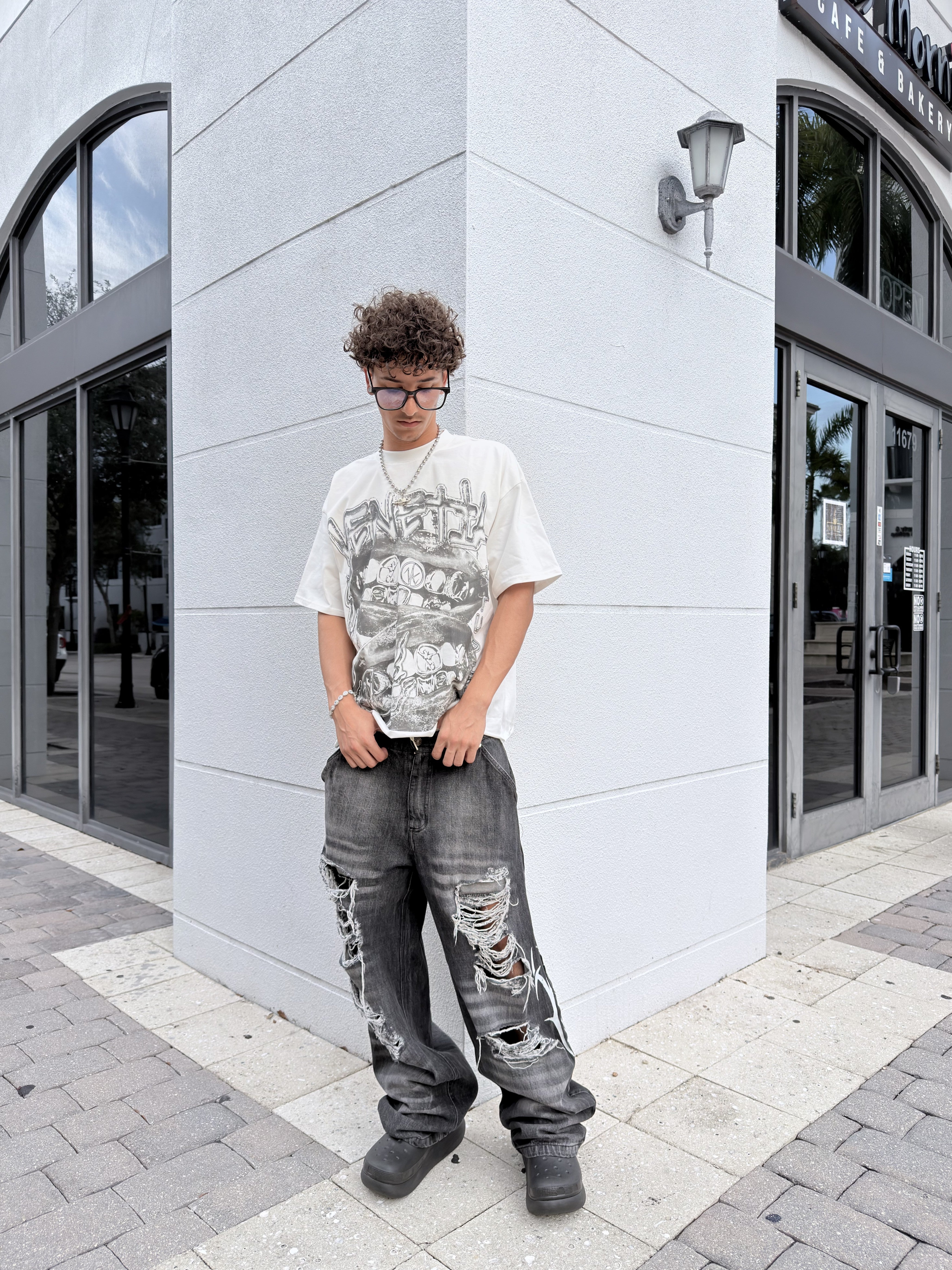 Bone White Grill TEE