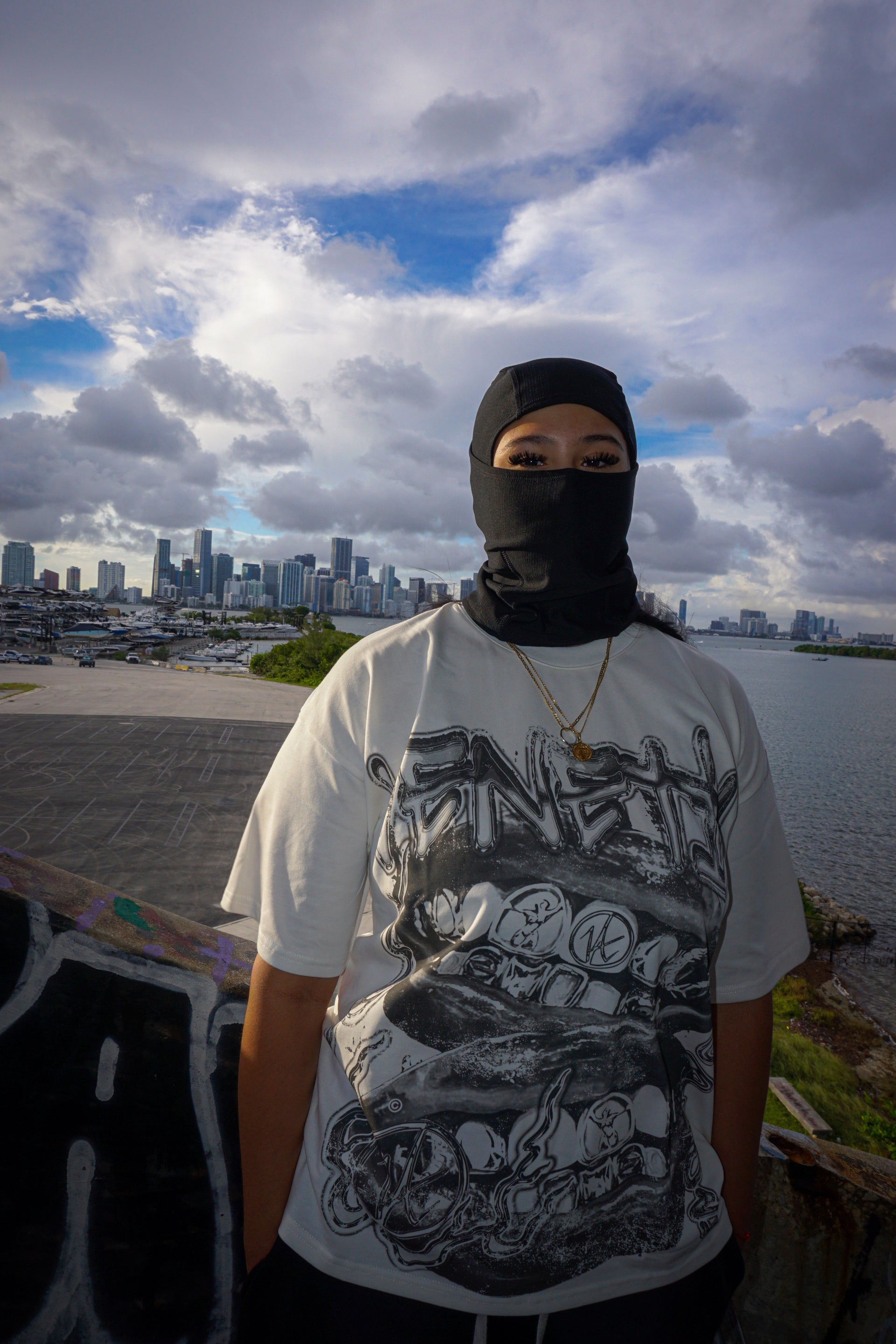 Bone White Grill TEE