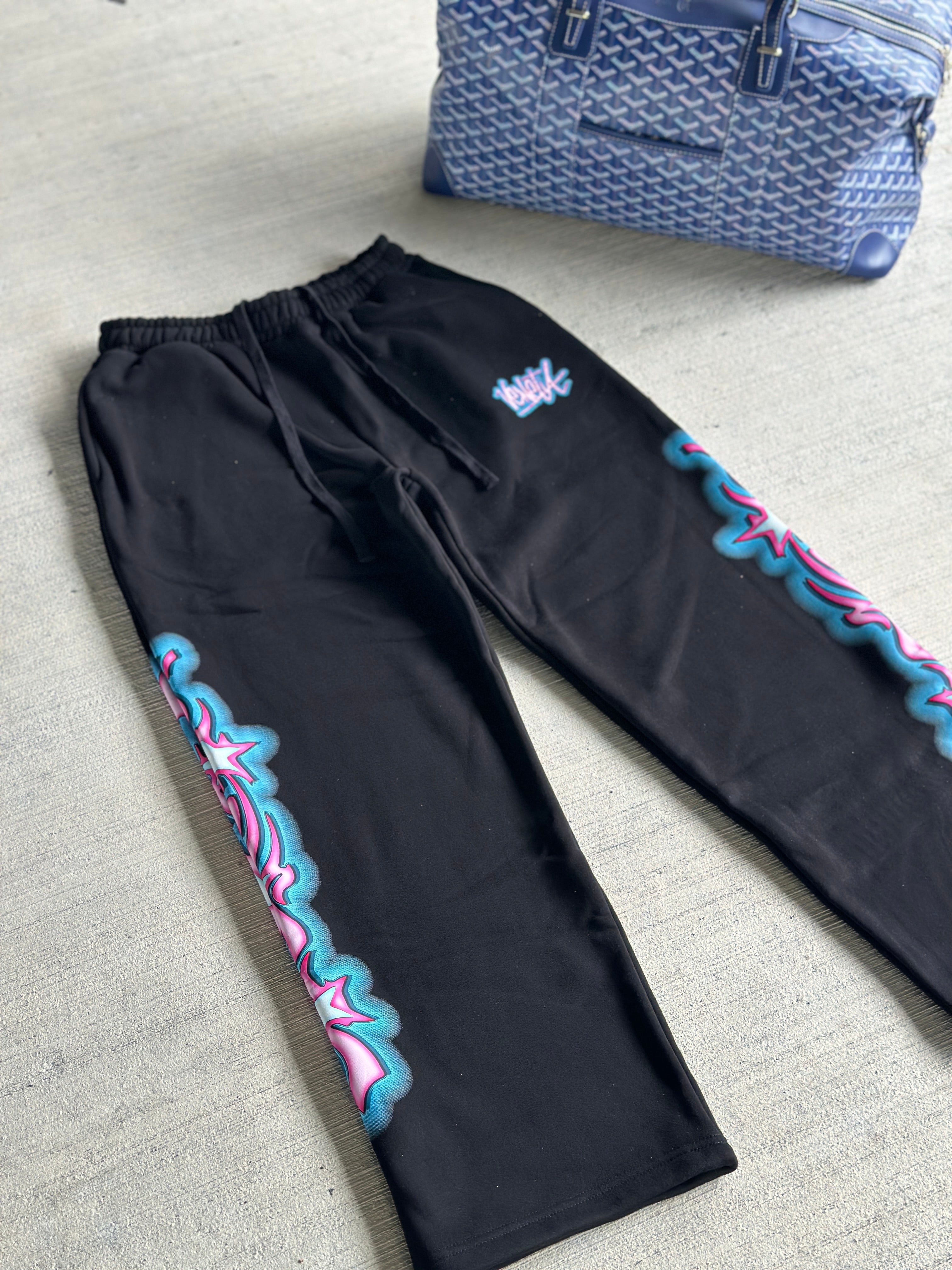 "BLACK" STAR RUNNER SWEATS